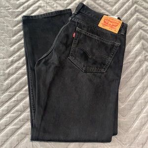 Levi’s black jeans 505